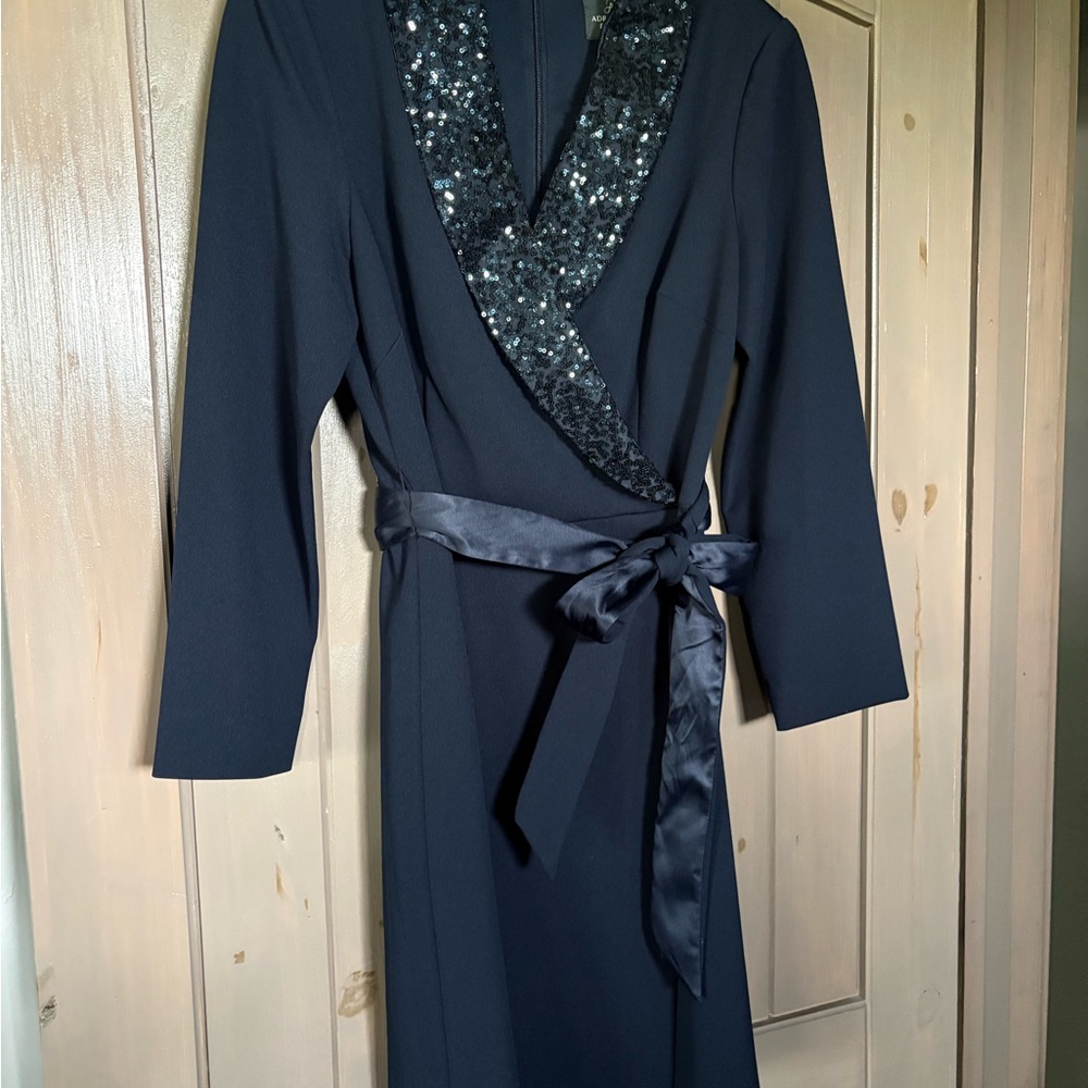 Adrianna Papell Navy Blue Dress